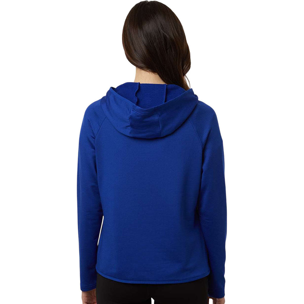 Team 365 Women's Sport Royal Qualify Quarter-Zip Hooded Pullover