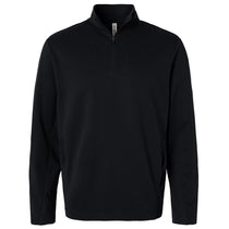 Team 365 Unisex Black Squad Cadet Quarter-Zip Tech Fleece Pullover