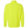 Team 365 Unisex Safety Yellow Squad Cadet Quarter-Zip Tech Fleece Pullover
