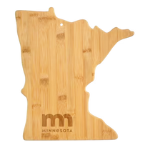 Snugz Wood U.S. State Shaped Bamboo Cutting and Serving Boards