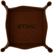 SnugZ Tan Valet Leather Tray