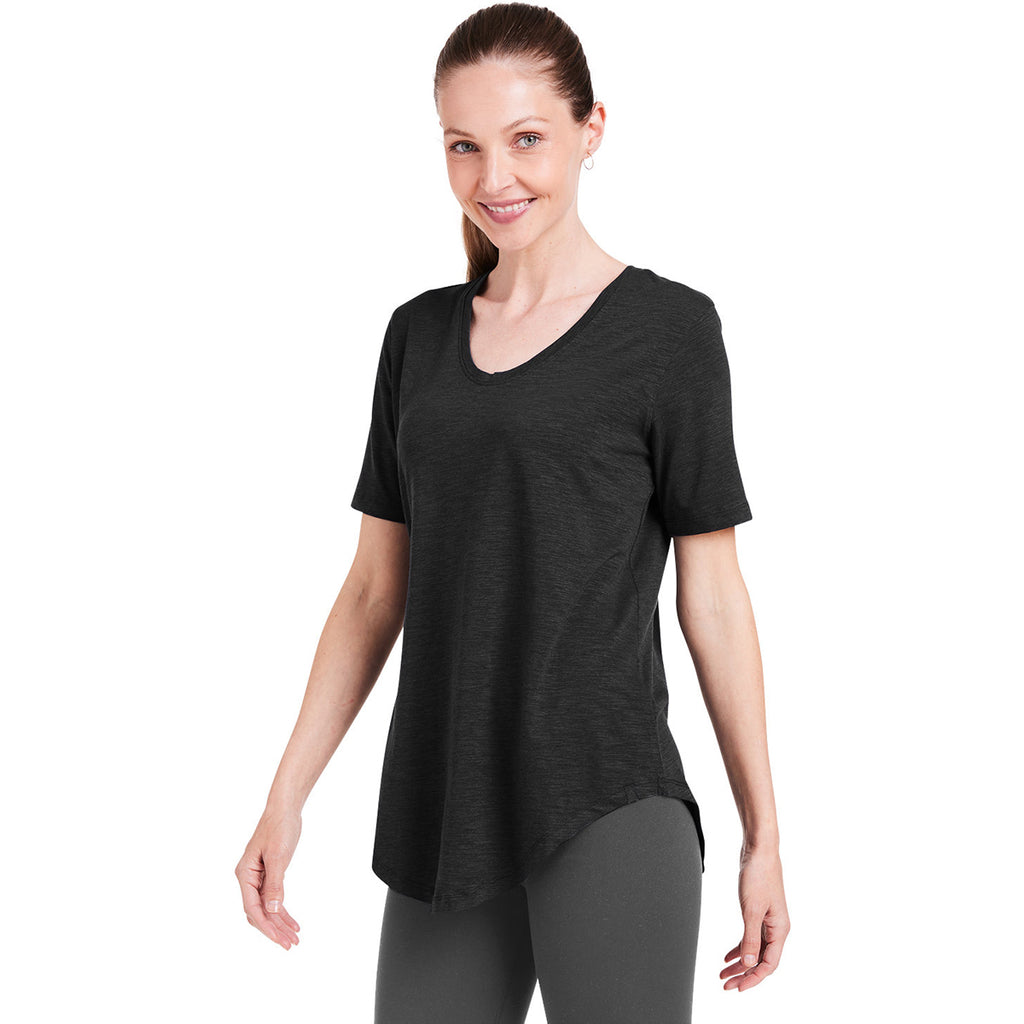 tasc Women's Black Longline T-Shirt