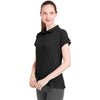 tasc Women's Black Heather Air Lightweight Polo