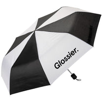 St. Regis Group Black White Compact Umbrella