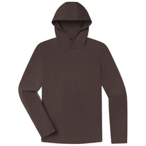 UNRL Men's Espresso Ultra Hooded Long Sleeve