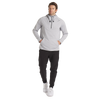 UNRL Men's Heather Gray Crossover Half-Zip Hoodie