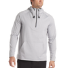 UNRL Men's Heather Gray Crossover Half-Zip Hoodie