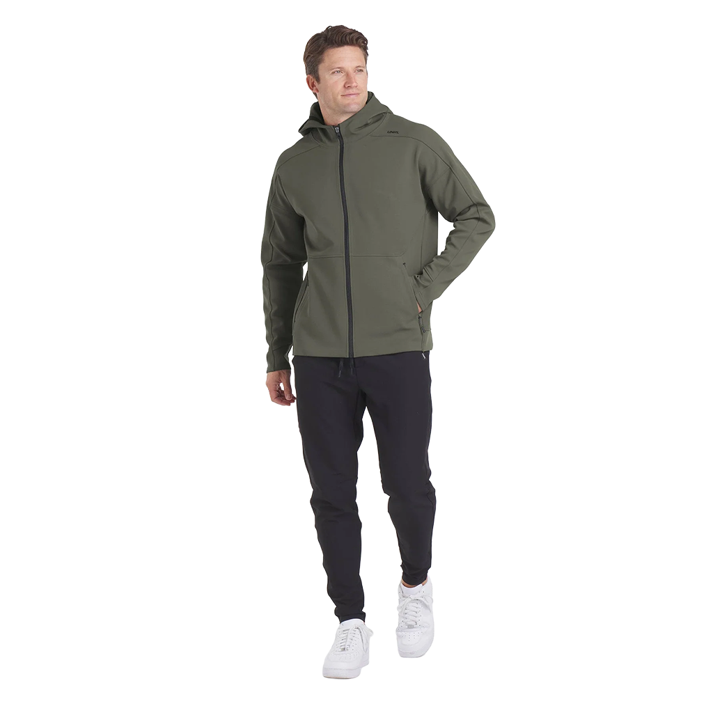 UNRL Men's Hazel Green Impact Full-Zip