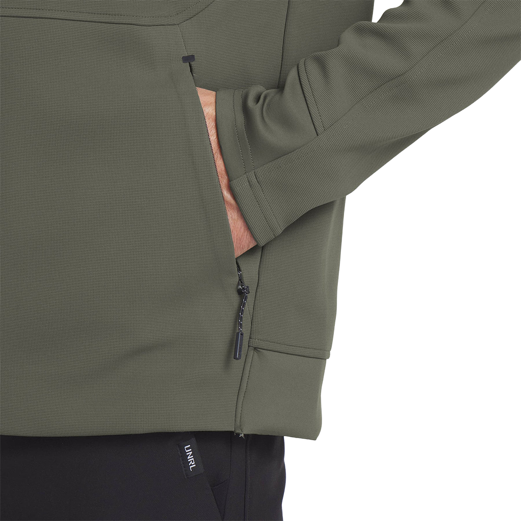 UNRL Men's Hazel Green Impact Full-Zip