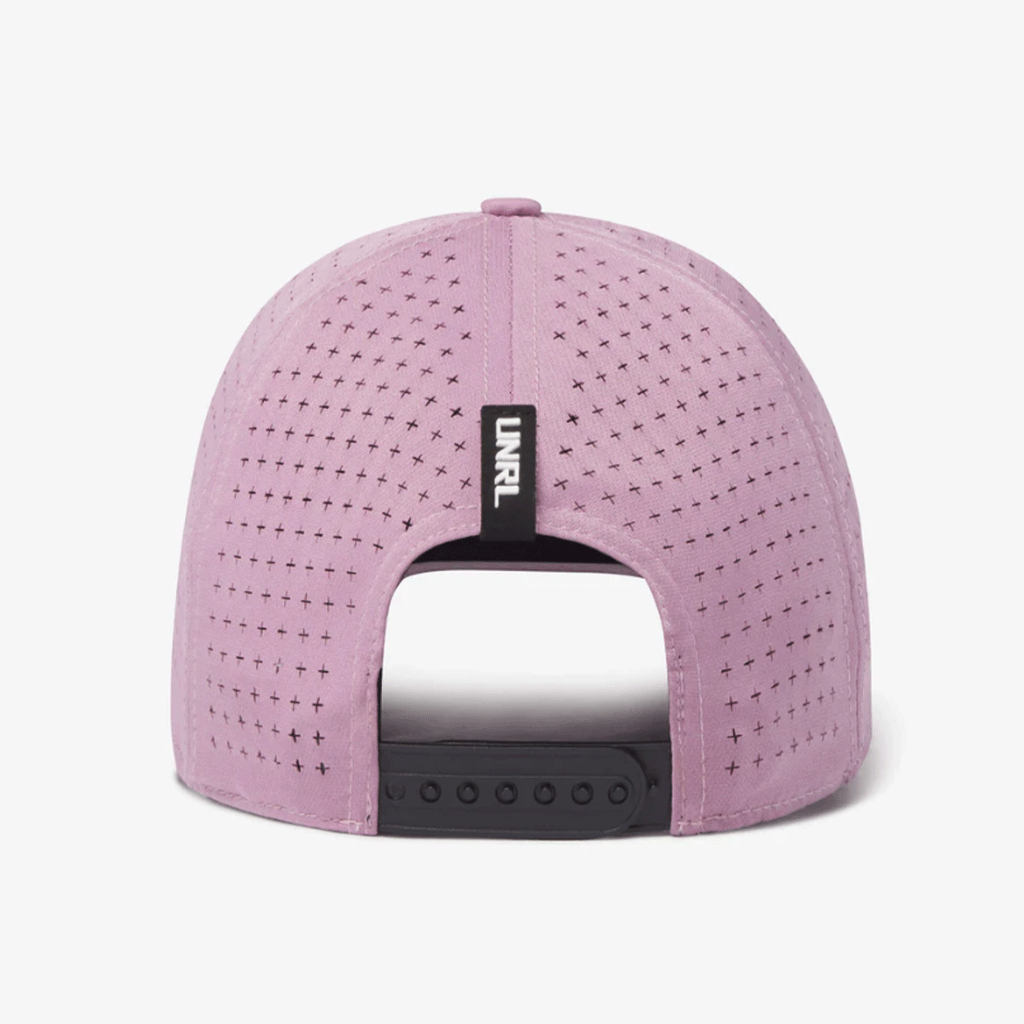 UNRL Desert Mauve Golf Rope Script Mid-Pro Snapback