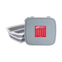 Snugz Gray Grub Box Collapsible Food Prep Tub