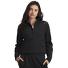 Under Armour Women's Black Unstoppable Fleece 1/2 Zip