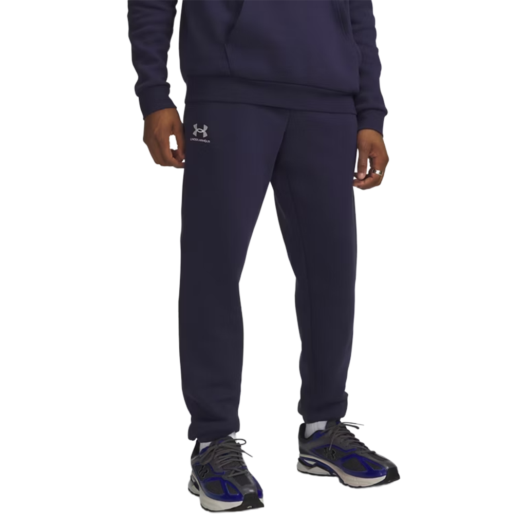 Under Armour Men's Midight Navy/White Icon Fleece Joggers