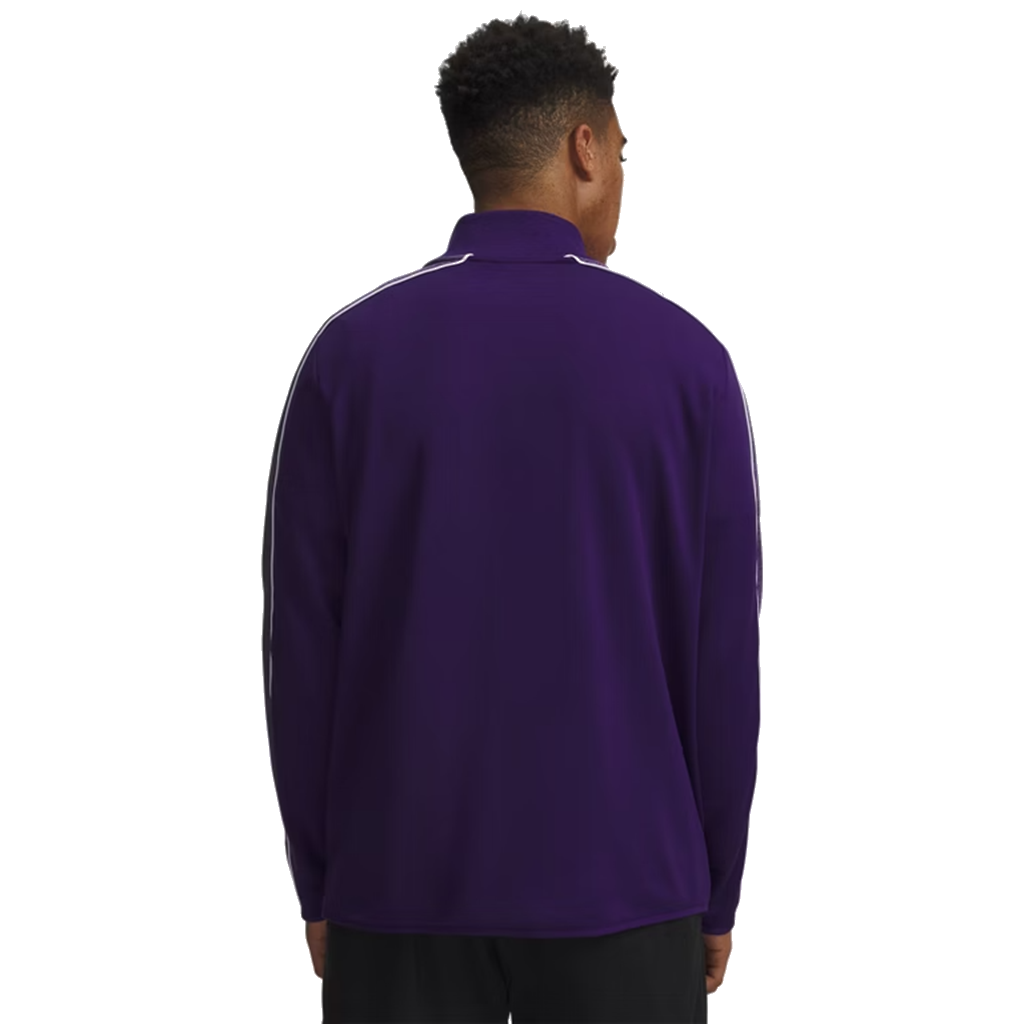 Under Armour Men's Purple/White UA Command Full Zip Warm Up
