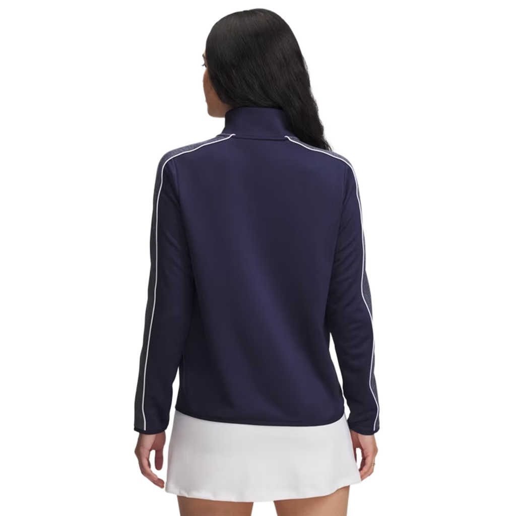 Under Armour Women's Midnight Navy/White Command Warm Up Full-Zip