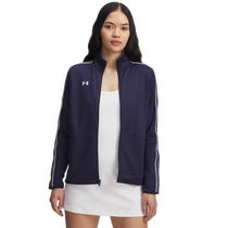 Under Armour Women's Midnight Navy/White Command Warm Up Full-Zip