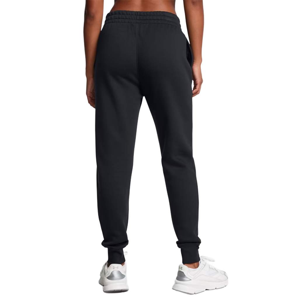 Under Armour Women's Black/Black/White Icon Fleece Joggers