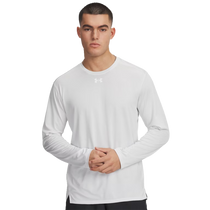 Under Armour Men's White/White Tech Vent Team Long Sleeve