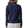 Straight Down Women's New Indigo Mylite Quarter Zip