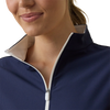 Straight Down Women's New Indigo Mylite Quarter Zip