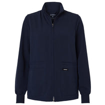 Jaanuu Women's Midnight Navy Ceri Essential Full-Zip 6-Pocket Scrub Jacket