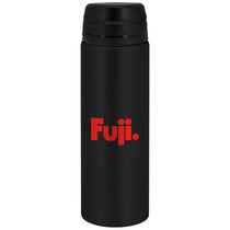 SnugZ Black FastFlow Recycled Aluminum Bottle with Flip Lid