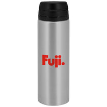 SnugZ Silver FastFlow Recycled Aluminum Bottle with Flip Lid