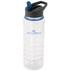 Debco Clear/Royal Tritan 750 Ml. (25 Fl. Oz.) Water Bottle: Spout Top