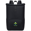 Ariel Premium Black Durango Rolltop Polyester Backpack