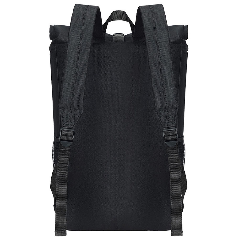 Ariel Premium Black Durango Rolltop Polyester Backpack