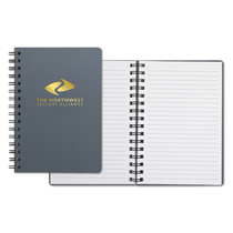 Castelli Gray WireO Flex Slimline Medio White Lined Pg Journal