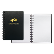 Castelli Black WireO Flex Slimline Medio White Lined Pg Journal