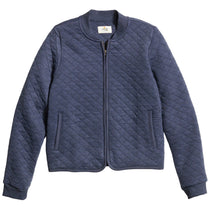 Marine Layer Women's Navy Corbet Quilted Bomber