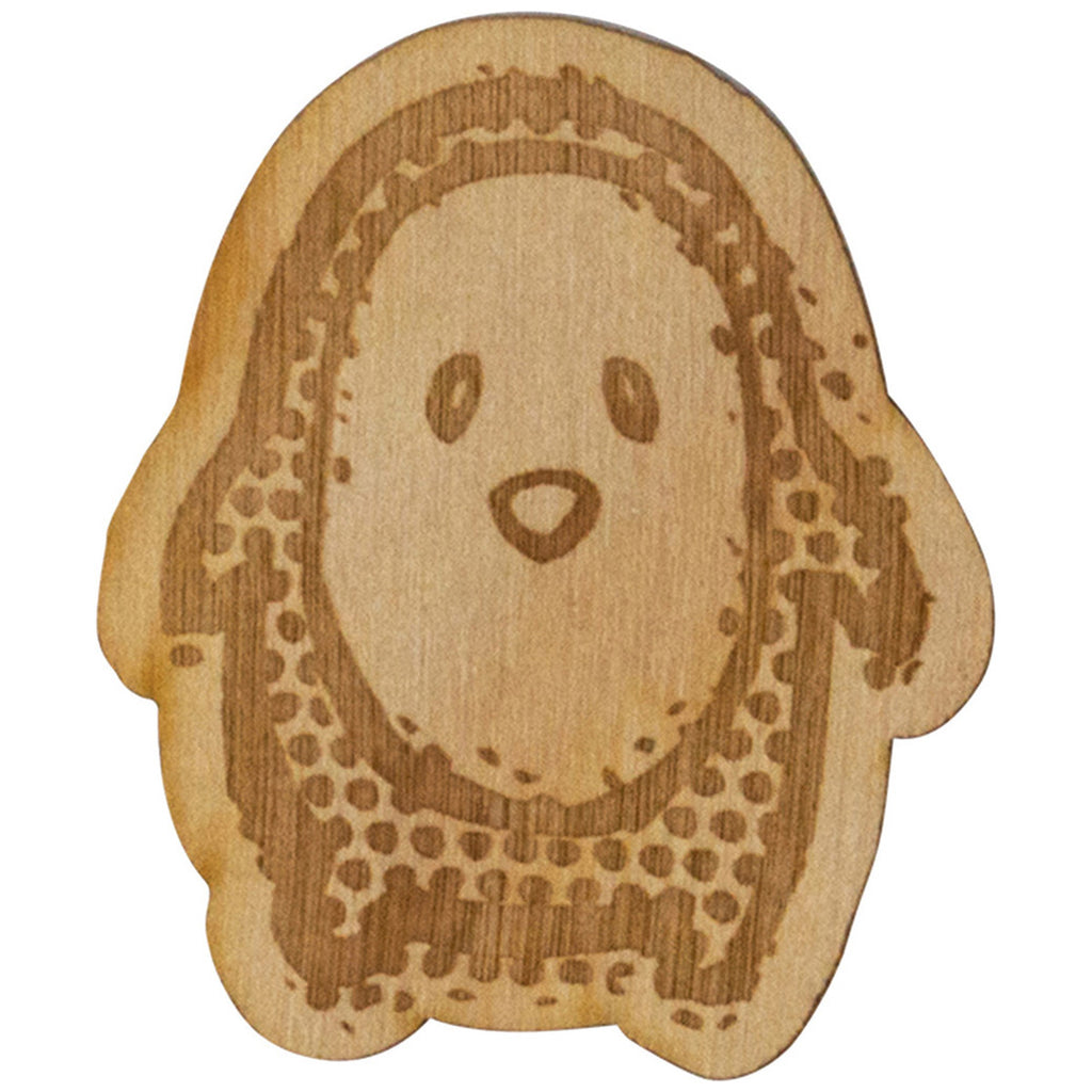 BCG Wood Wood Stickers: 2" W x 2" H