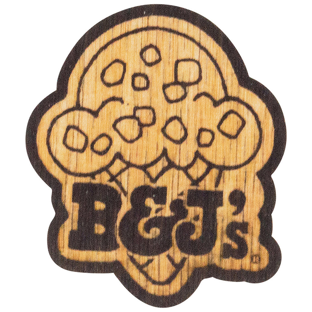 BCG Wood Wood Stickers: 2" W x 2" H