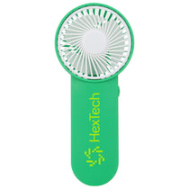 Ariel Premium Green Swirl Portable Battery-Operated Fan