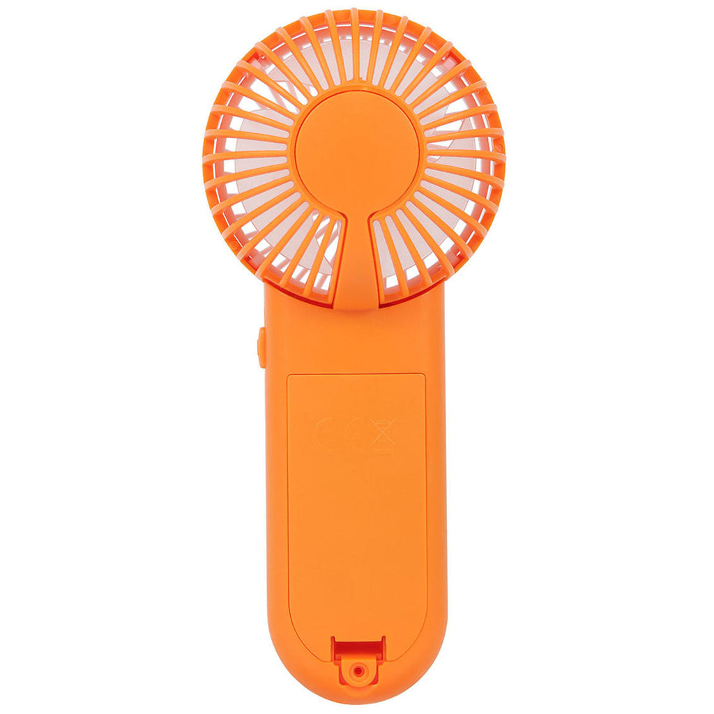Ariel Premium Orange Swirl Portable Battery-Operated Fan