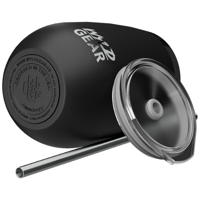 Wyld Gear Black Whiskey & Wine 12oz 2-Lid Cup