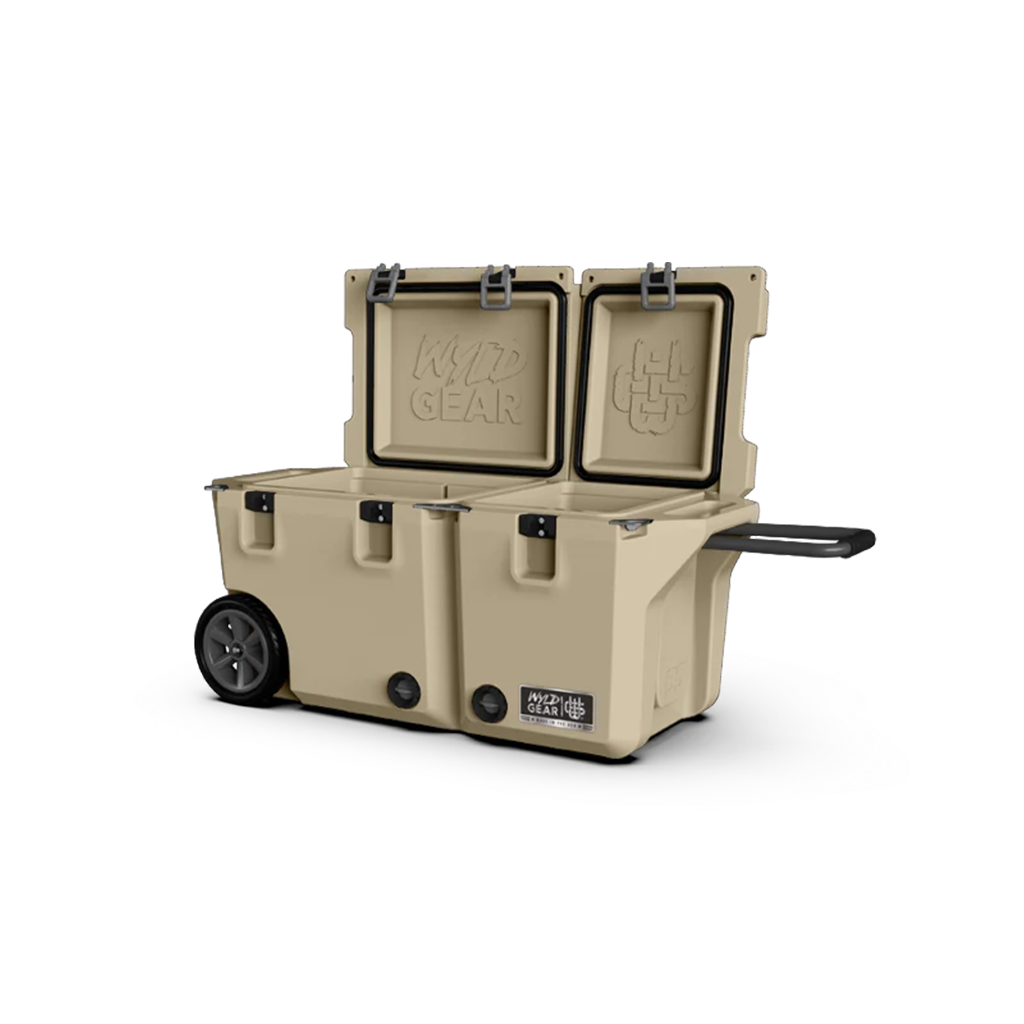 Wylde Gear Tan Freedom Series 65QT Divided Cooler