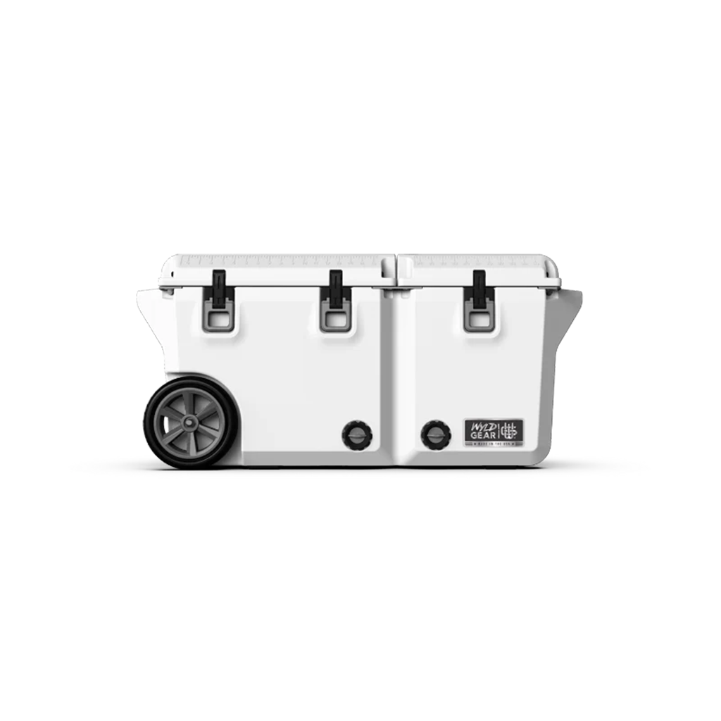 Wylde Gear White Freedom Series 65QT Divided Cooler