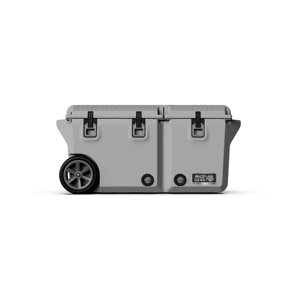 Wylde Gear Grey Freedom Series 65QT Divided Cooler