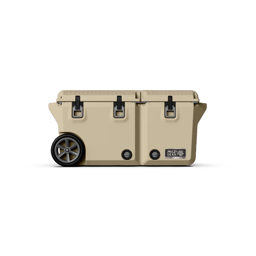Wylde Gear Tan Freedom Series 65QT Divided Cooler