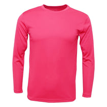 BAW Men's Neon Pink Xtreme Tek Long Sleeve Shirt