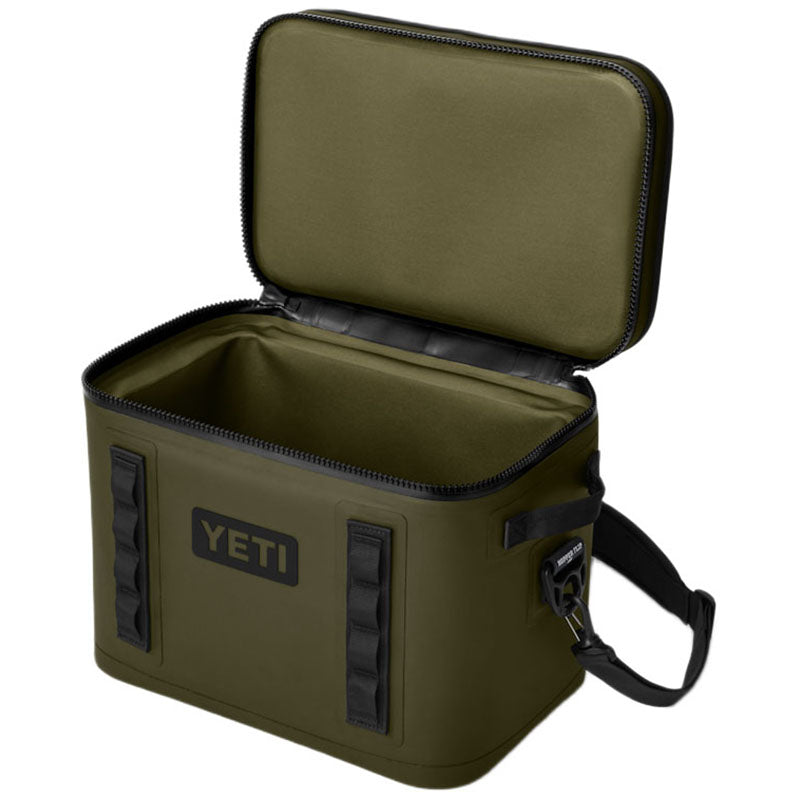YETI Olive/Black Hopper Flip 18 Cooler