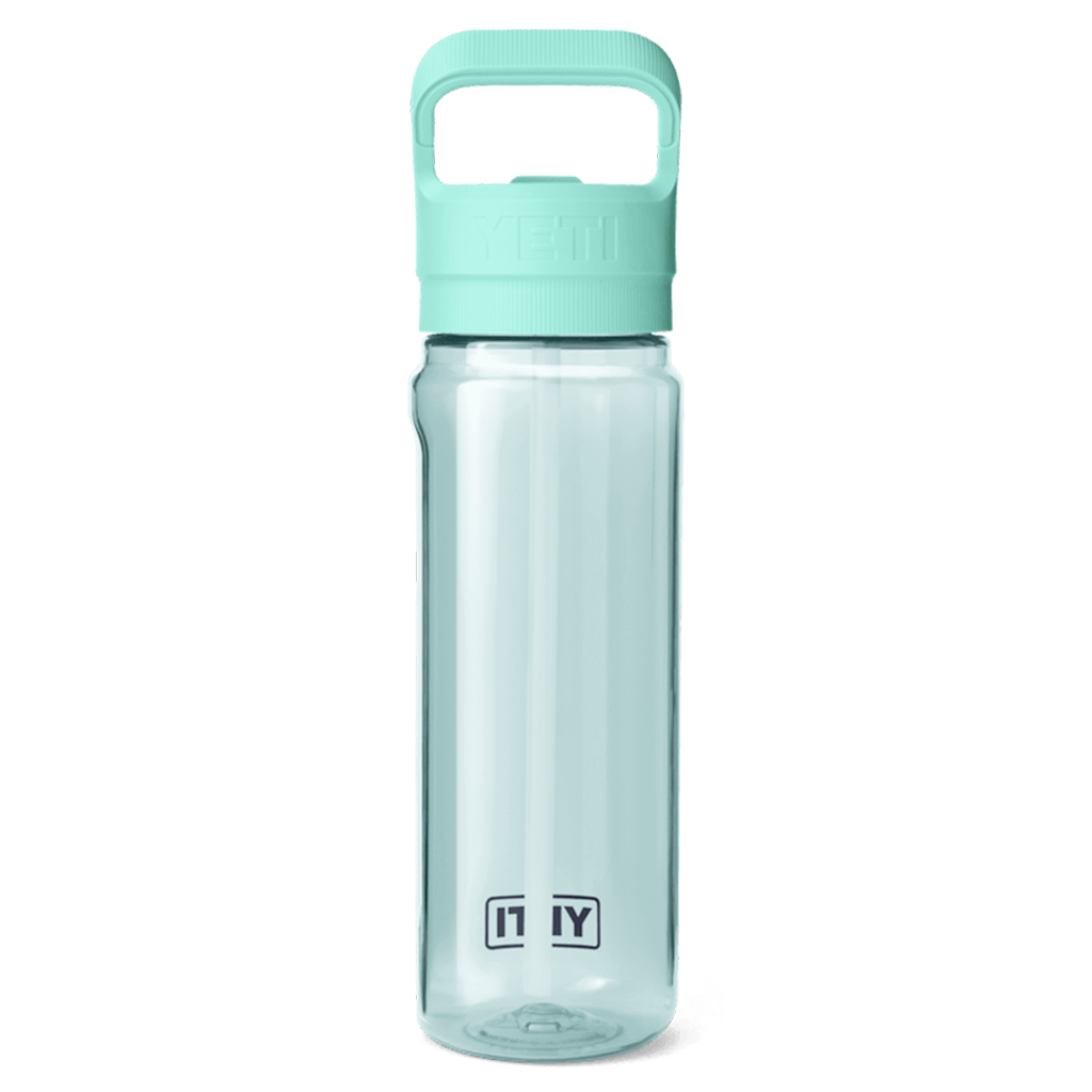 YETI Seafoam Yonder 750 mL / 25 oz Water Bottle with Color-Matched Yonder Straw Cap