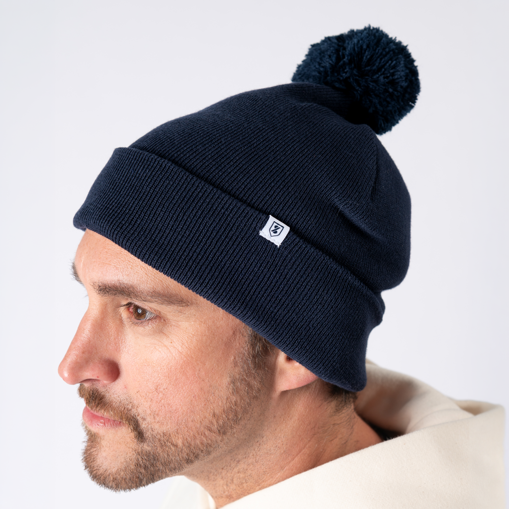Zusa Navy Cold Snap Cuffed Beanie