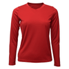 BAW Women's Red Xtreme Tek Long Sleeve Shirt