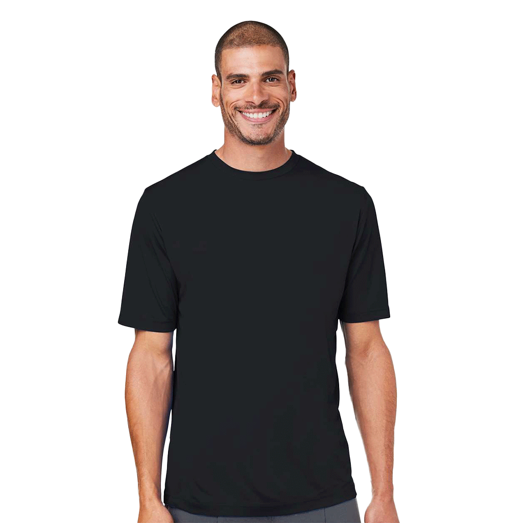 Core 365 Unisex Black Capital Performance T-Shirt