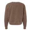 Comfort Colors Women's Espresso Garment-Dyed Mid-Length Crewneck Sweatshirt