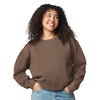 Comfort Colors Women's Espresso Garment-Dyed Mid-Length Crewneck Sweatshirt